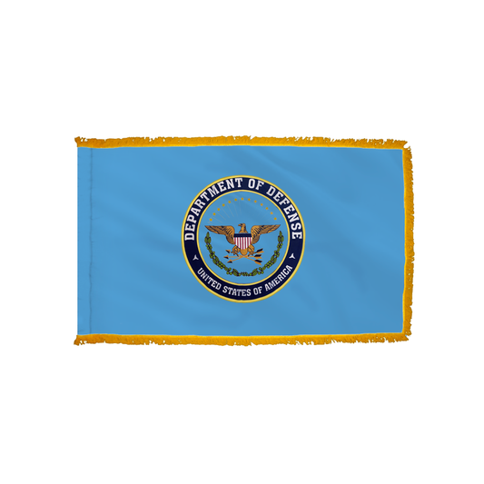 Defense Flag - Indoor/Parade with Polesleeve & Fringe