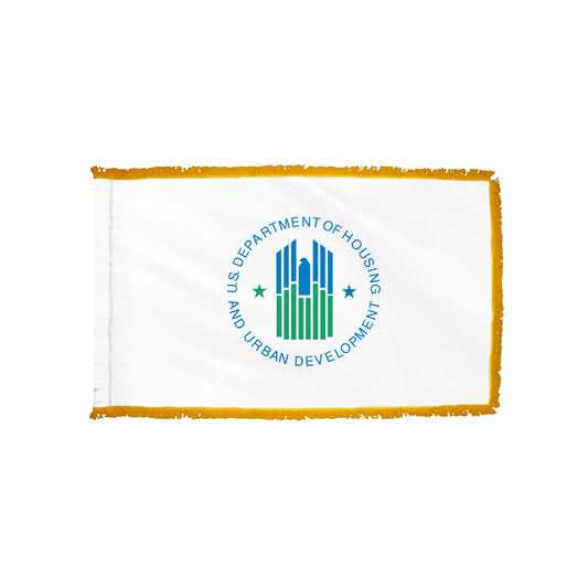Housing & Urban Development Flag - Indoor/Parade with Polesleeve & Fringe