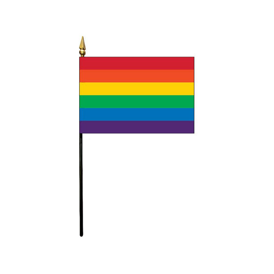 4x6 in. Pride Stick Flag