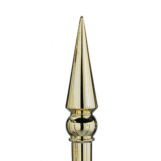 Round Spear - Gold, Plastic