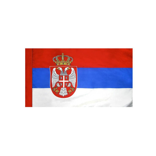Serbia Flag with Polesleeve