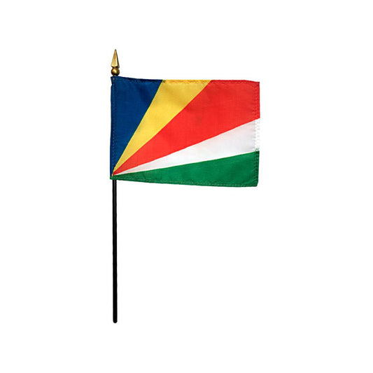 4x6 in. Seychelles Stick Flag