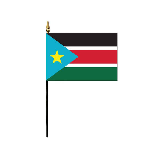 4x6 in. South Sudan Stick Flag