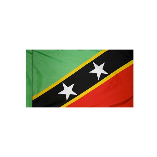 Saint Kitts-Nevis Flag with Polesleeve