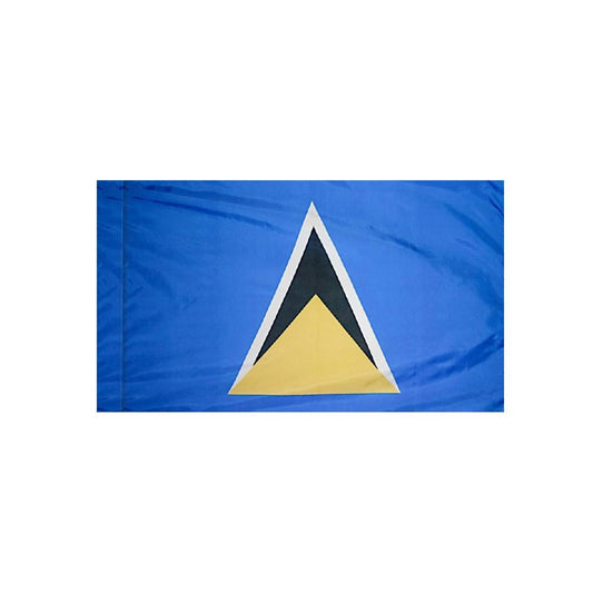 Saint Lucia Flag with Polesleeve