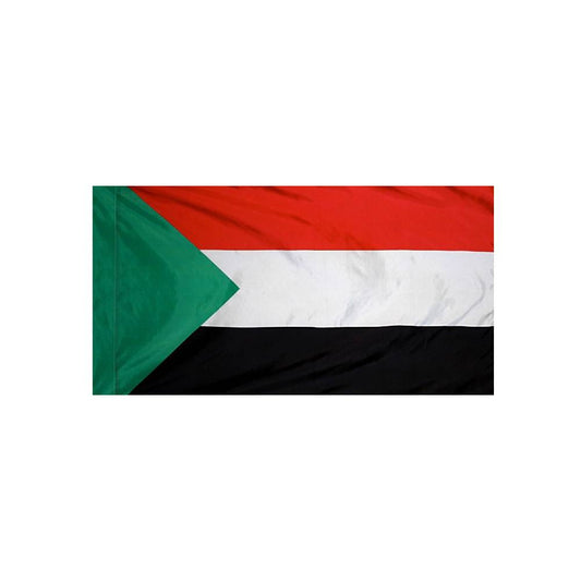 Sudan Flag with Polesleeve