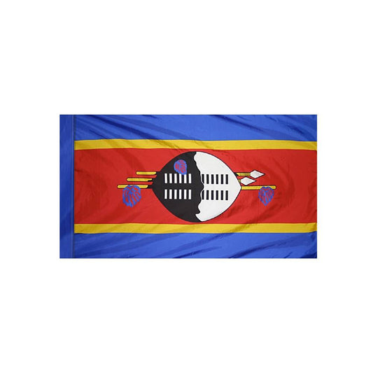 Swaziland Flag with Polesleeve
