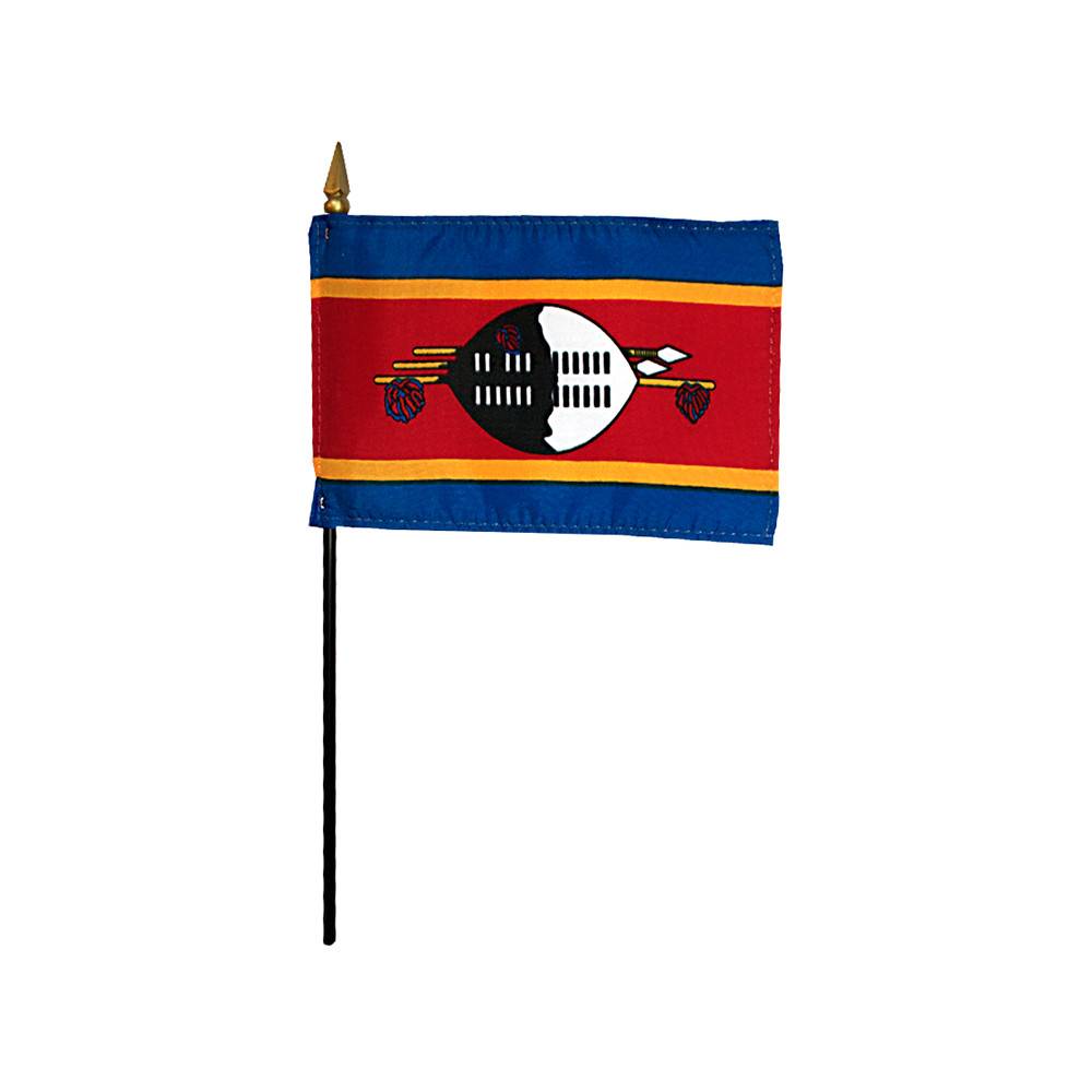 4x6 in. Swaziland Stick Flag