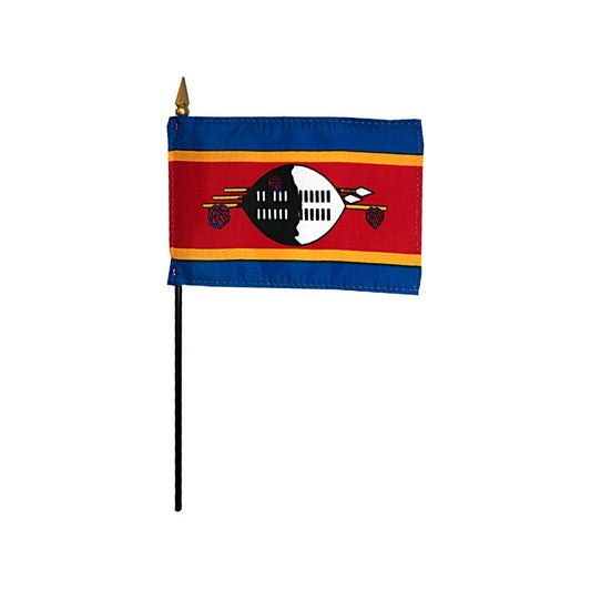 4x6 in. Swaziland Stick Flag