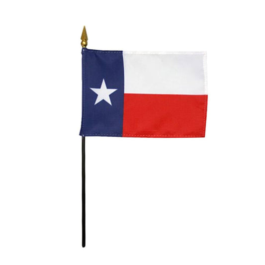 4x6 in. Texas Stick Flag