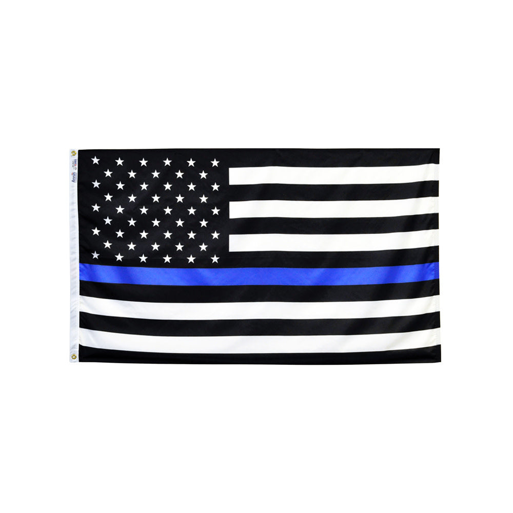 Thin Blue Line American Flag