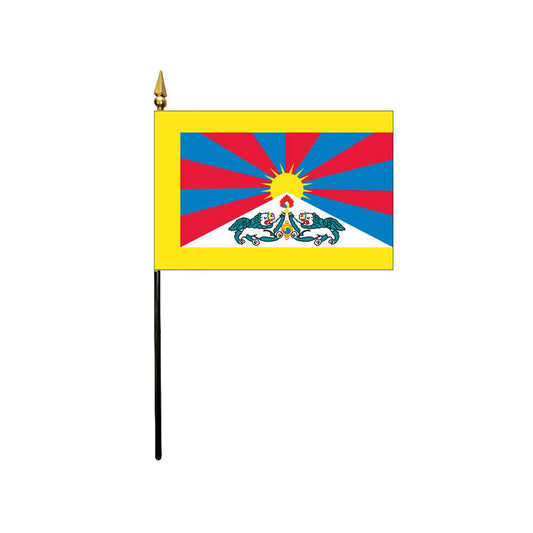 4x6 in. Tibet Stick Flag