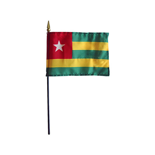 4x6 in. Togo Stick Flag