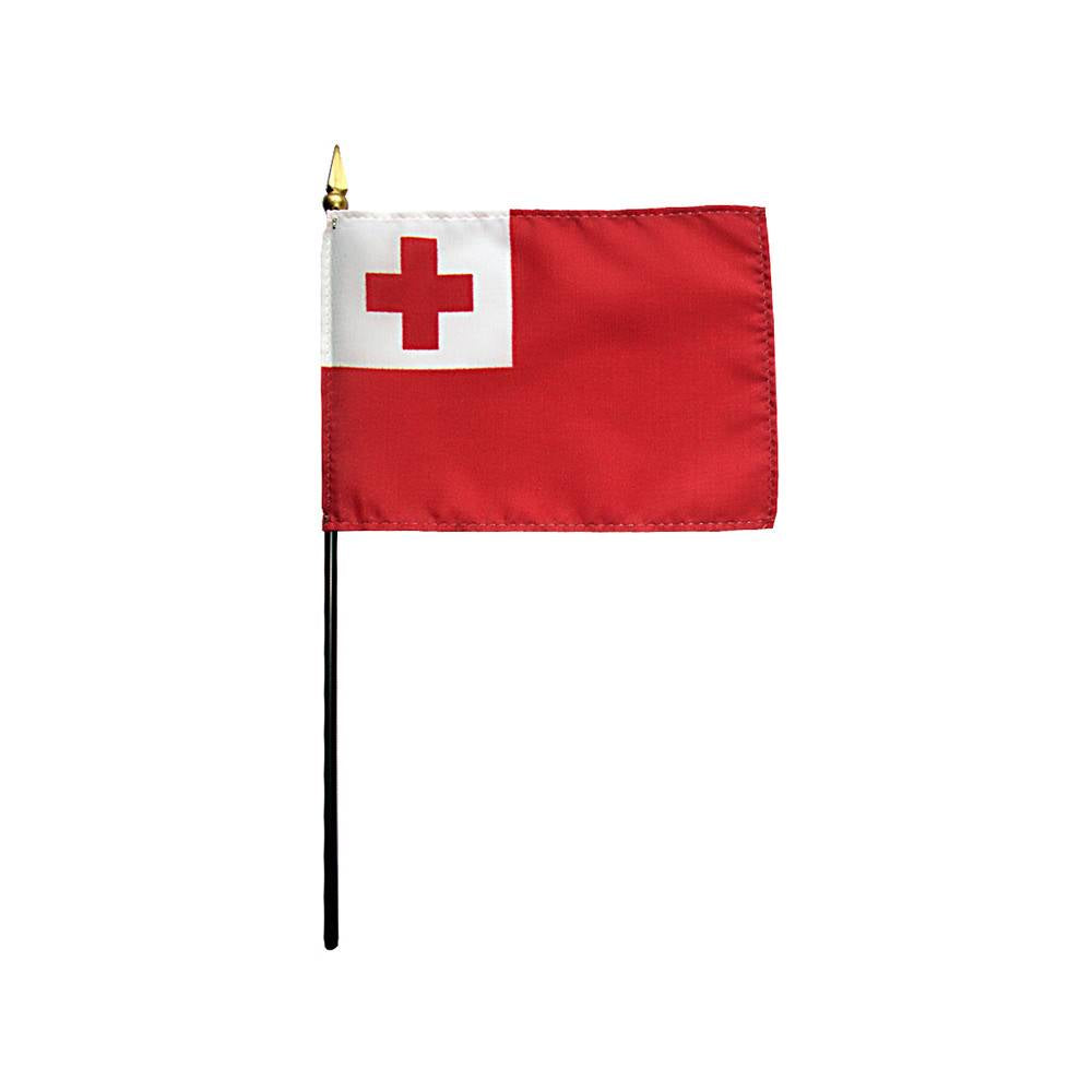 4x6 in. Tonga Stick Flag