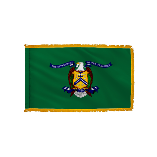 Treasury Flag - Indoor/Parade with Polesleeve & Fringe