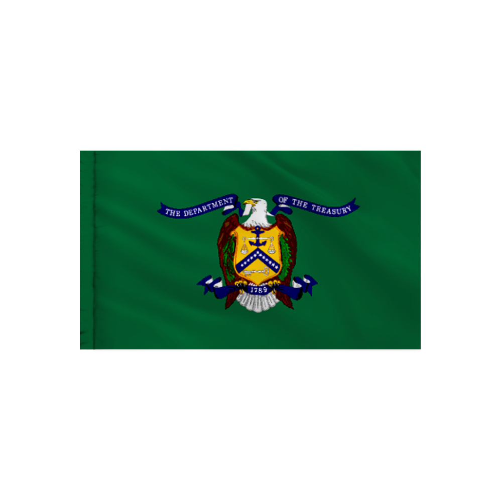 Treasury Flag - Indoor/Parade with Polesleeve
