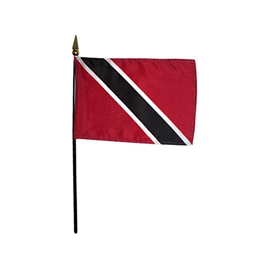 4x6 in. Trinidad & Tobago Stick Flag