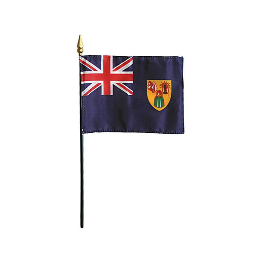 4x6 in. Turks & Caicos Stick Flag