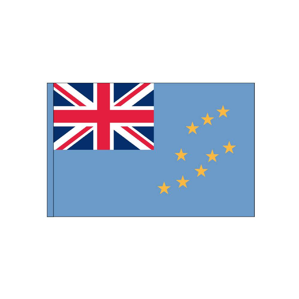 Tuvalu Flag with Polesleeve