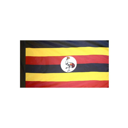 Uganda Flag with Polesleeve