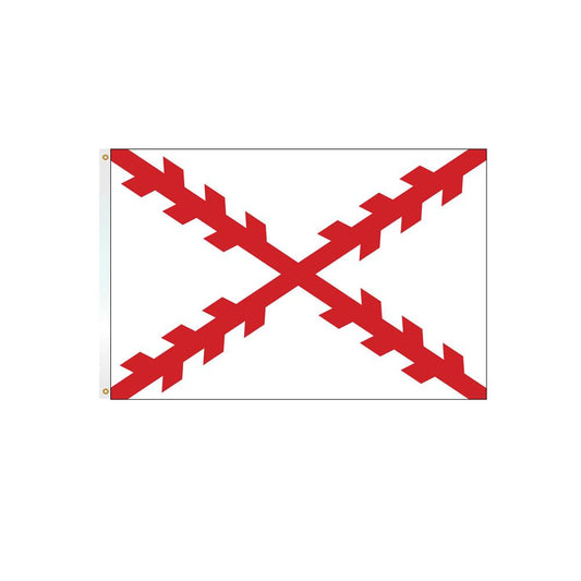 3x5 ft. Cross of Burgundy Flag