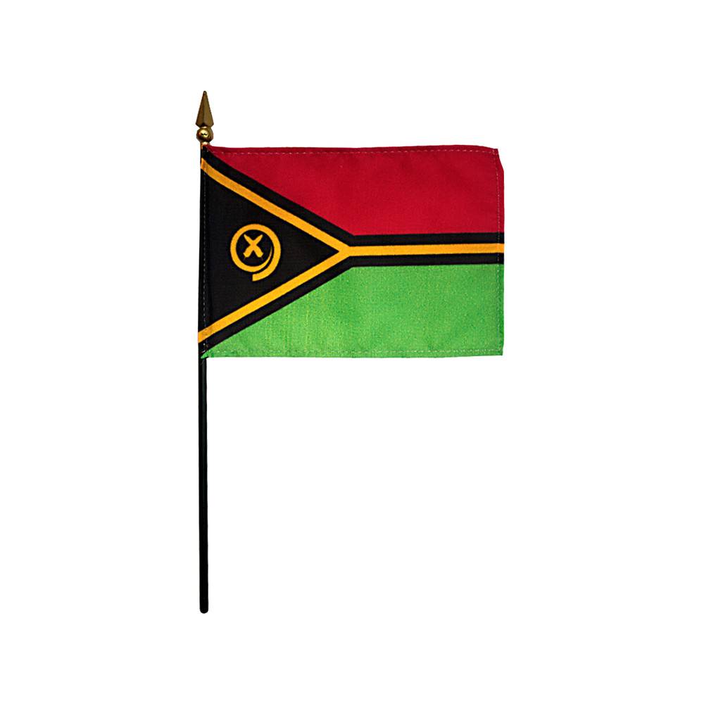 4x6 in. Vanuatu Stick Flag