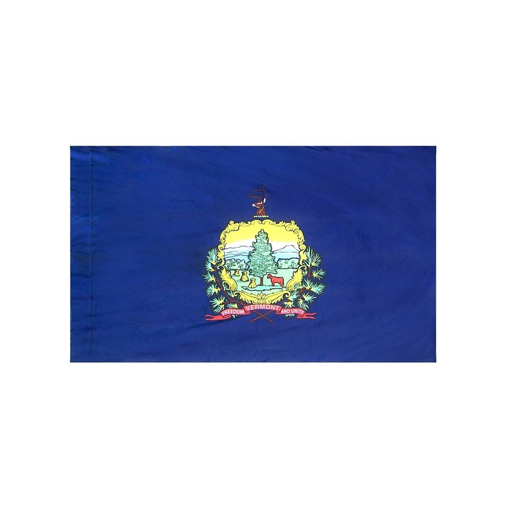 Vermont Flag with Polesleeve