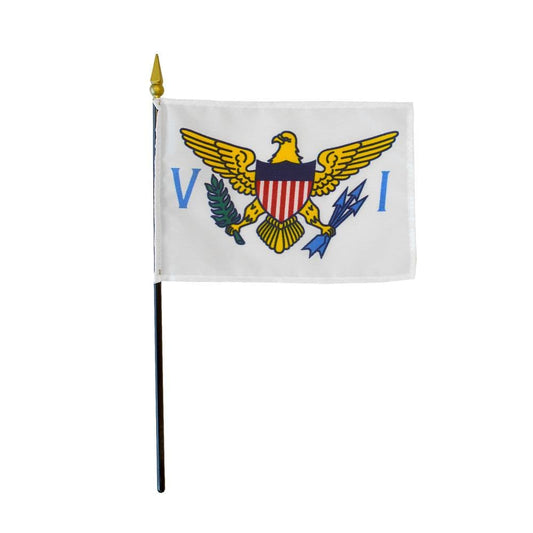 4x6 in. US Virgin Islands Stick Flag