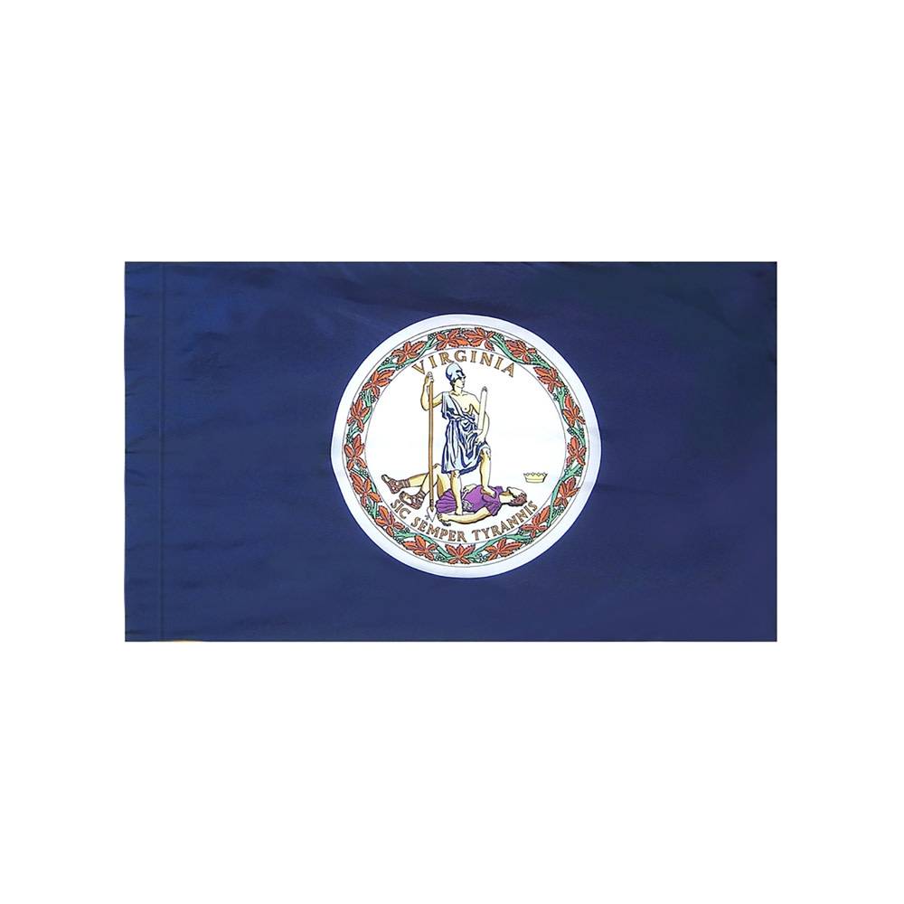 Virginia Flag with Polesleeve