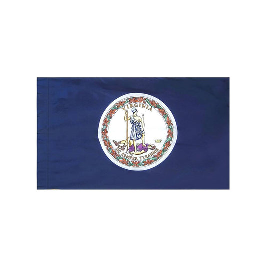 Virginia Flag with Polesleeve