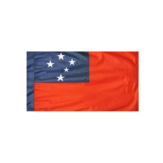 Western Samoa Flag with Polesleeve