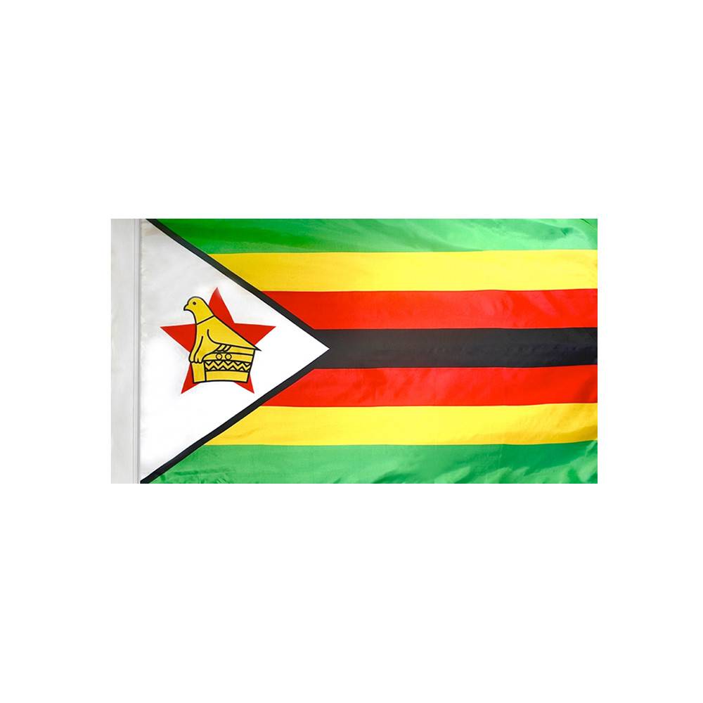 Zimbabwe Flag with Polesleeve